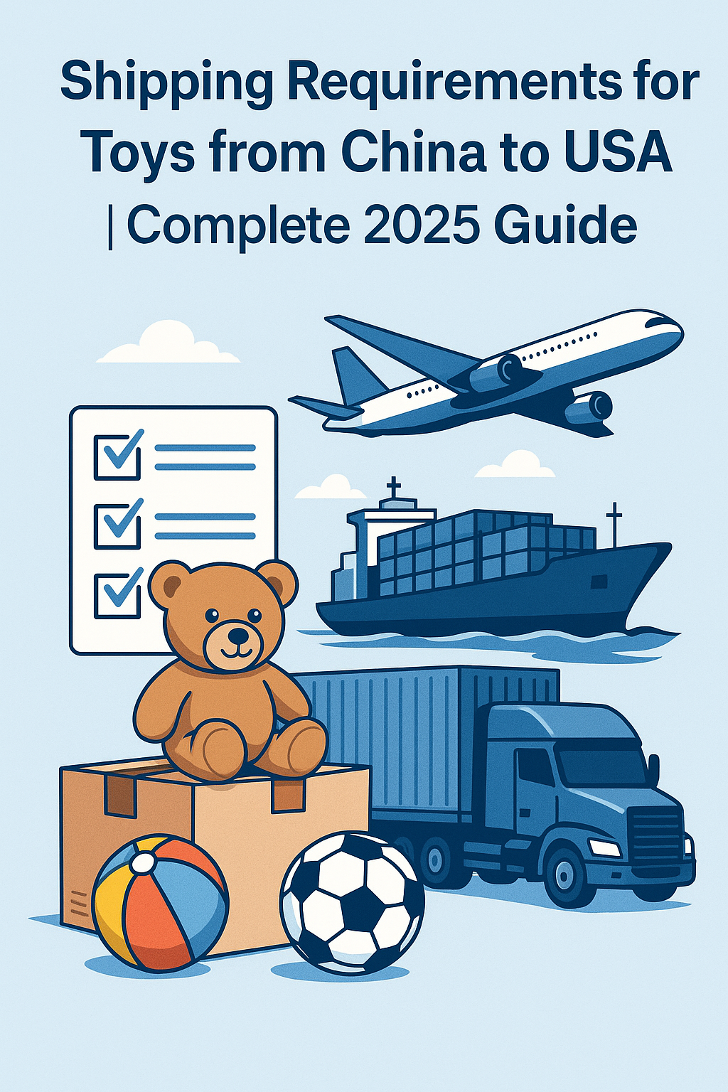 shipping requirements for toys from china to usa