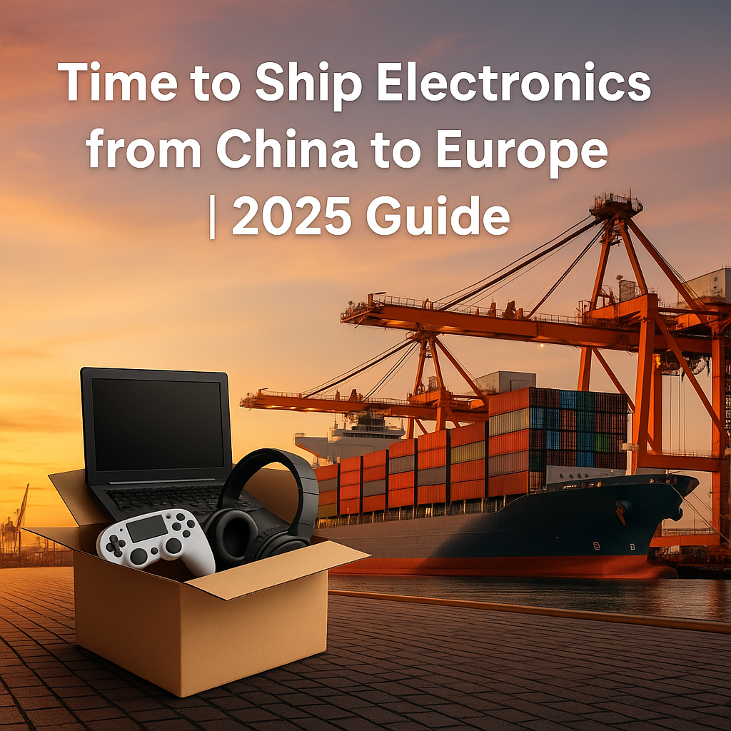 time to ship electronics from china to europe