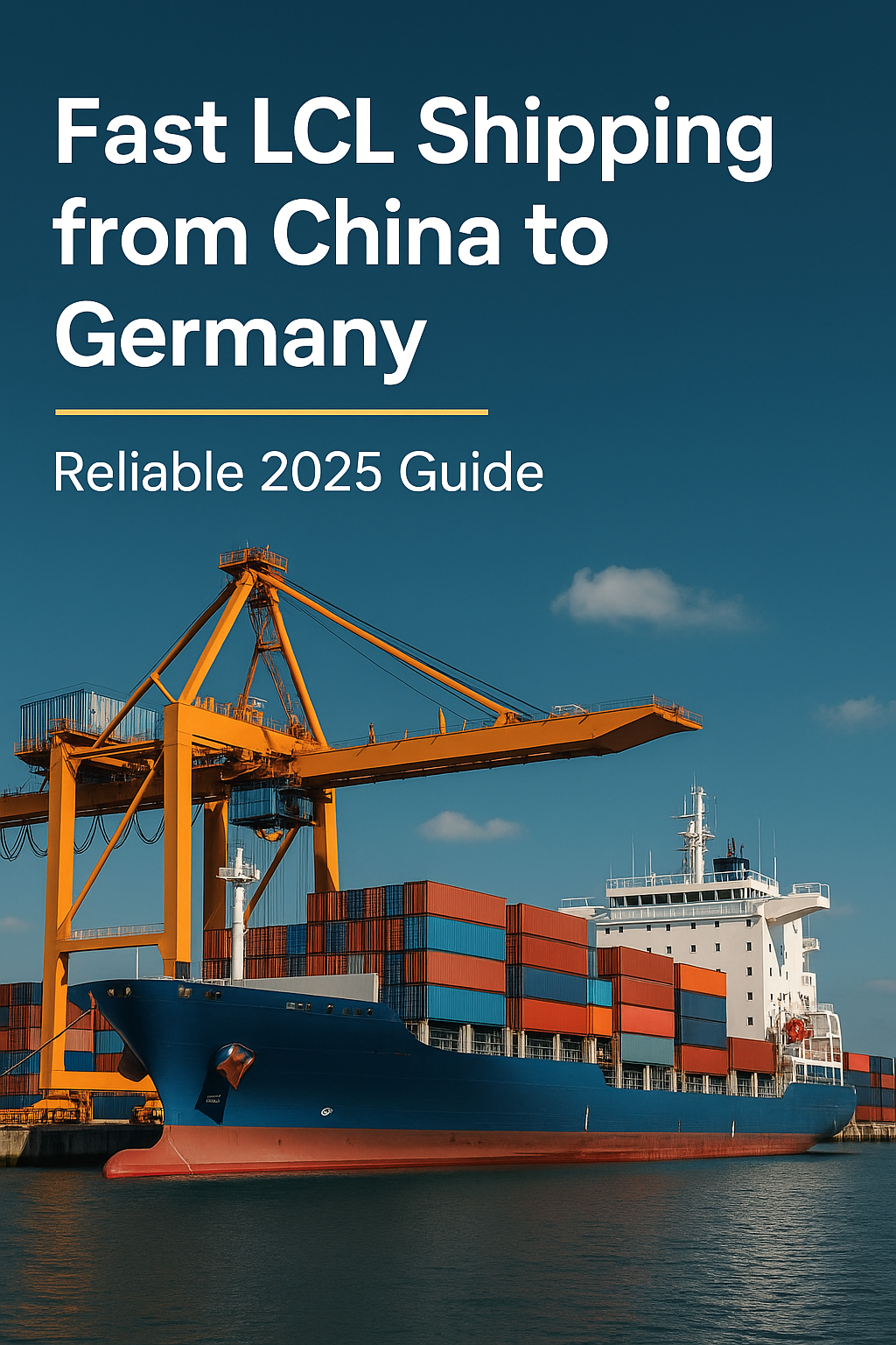 fast LCL shipping from China to Germany