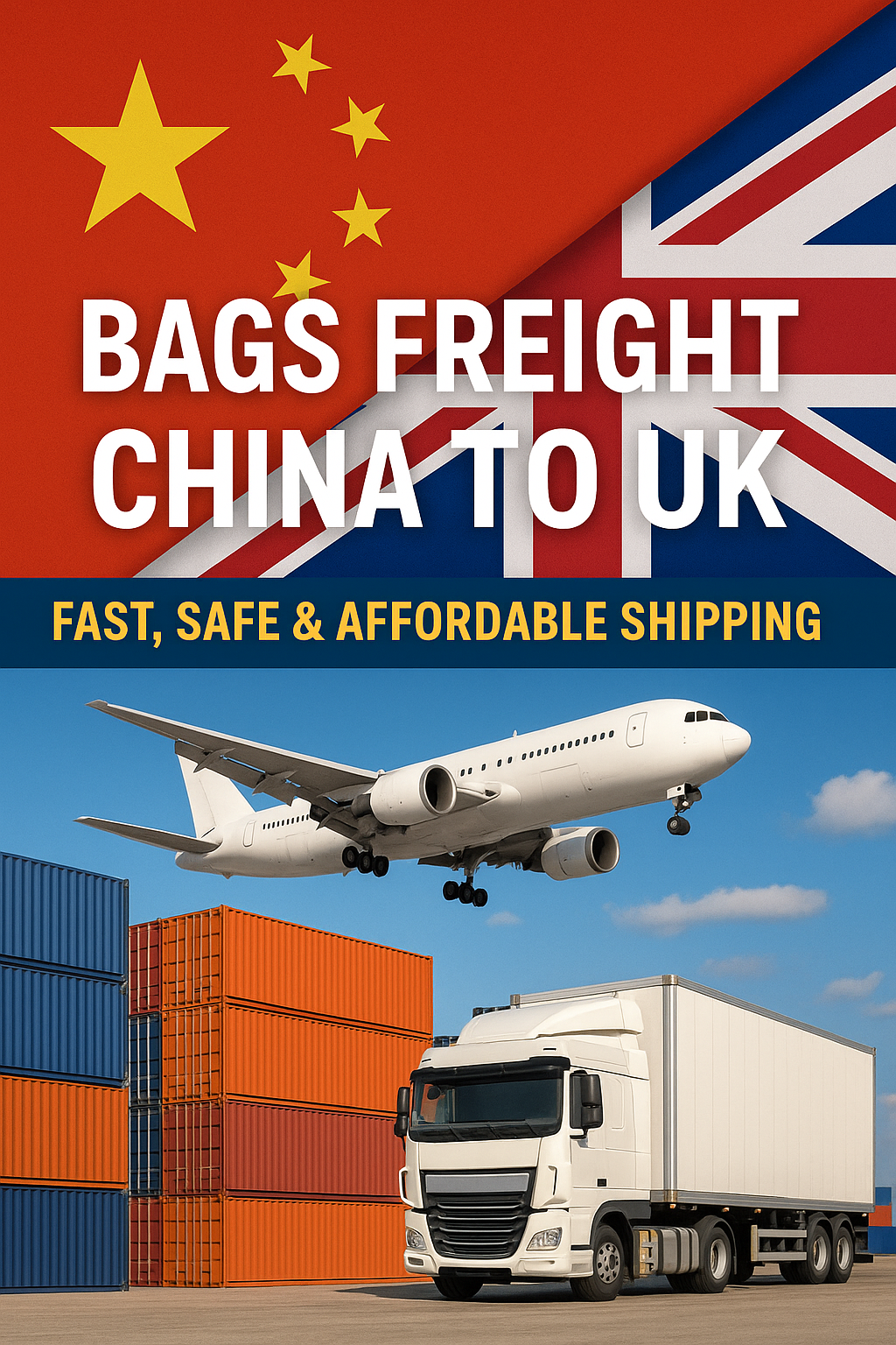 bags freight china to uk