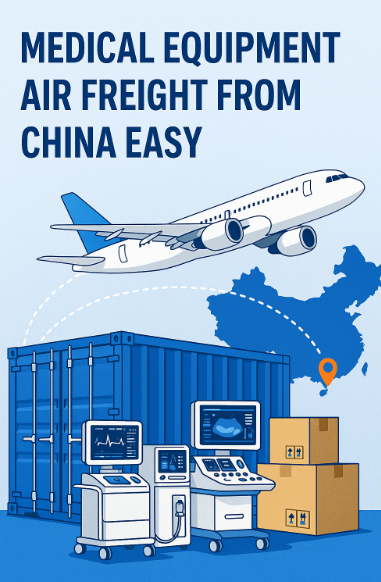 medical equipment air freight from china
