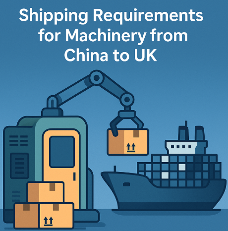 shipping requirements for machinery from china to uk