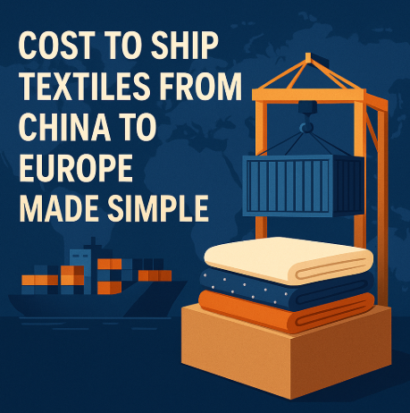 cost to ship textiles from china to europe