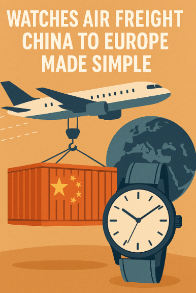 watches air freight china to europe
