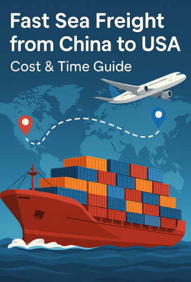 fast sea freight from China to USA