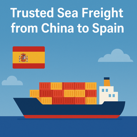 trusted sea freight from China to Spain