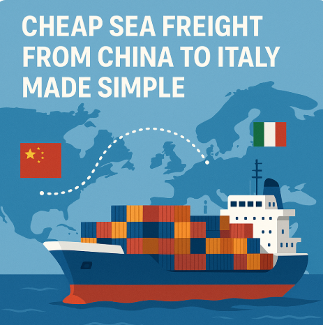 cheap sea freight from China to Italy