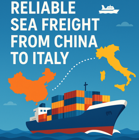 reliable sea freight from China to Italy