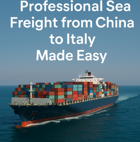 professional sea freight from China to Italy