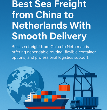 best sea freight from China to Netherlands