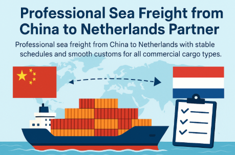 professional sea freight from China to Netherlands