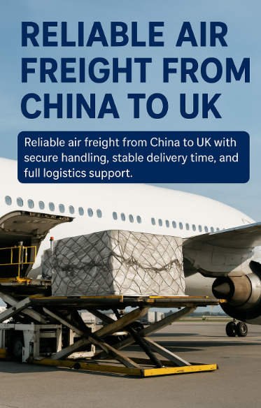 reliable air freight from China to UK