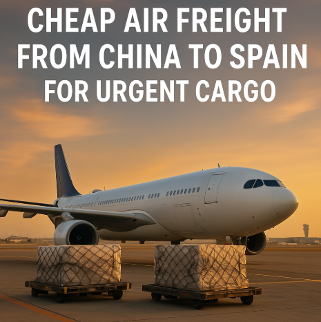 cheap air freight from China to Spain