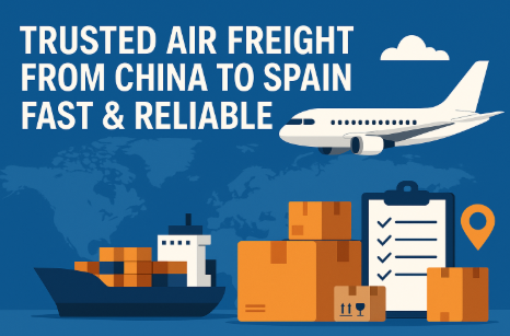trusted air freight from China to Spain
