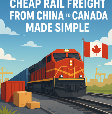 cheap rail freight from China to Canada