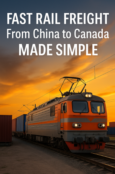 fast rail freight from China to Canada