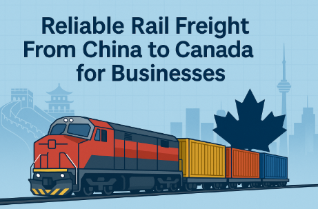 reliable rail freight from China to Canada