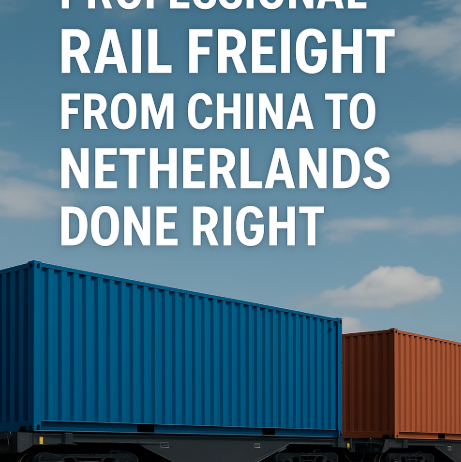 professional rail freight from China to Netherlands