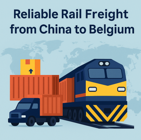 reliable rail freight from China to Belgium