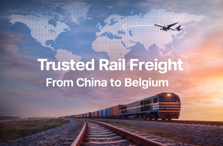 trusted rail freight from China to Belgium
