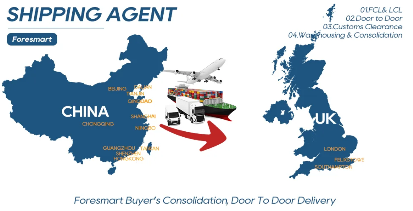 best LCL shipping from China to UK