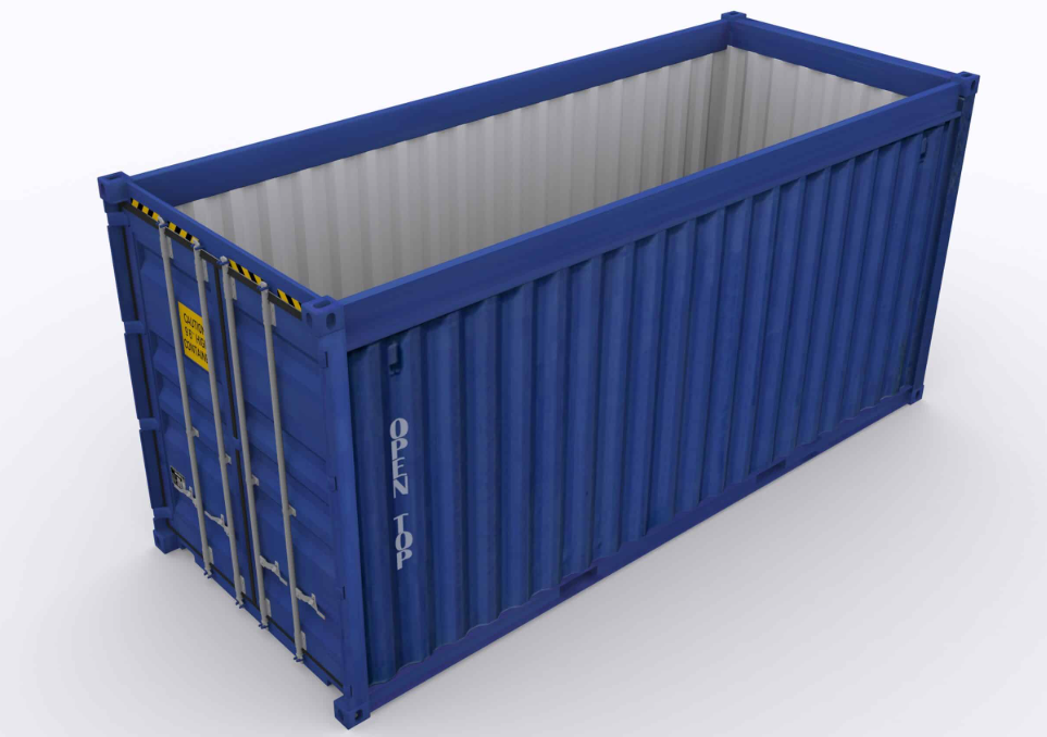 Open Top FCL tracking for textiles from China to Illinois