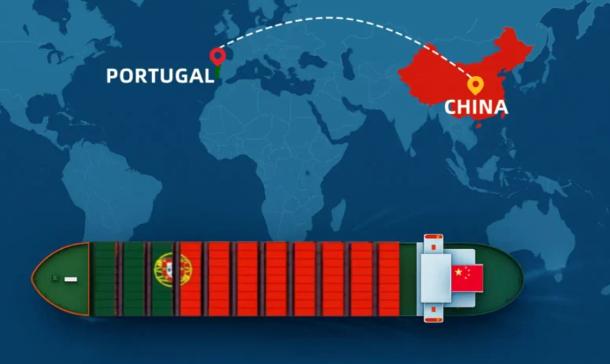 40HQ FCL shipping cost for lighting from China to Portugal