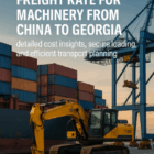 Flat Rack FCL freight rate for machinery from China to Georgia