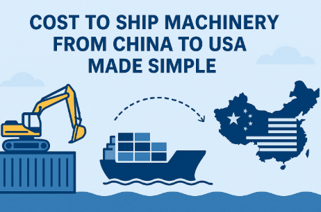 cost to ship machinery from china to usa