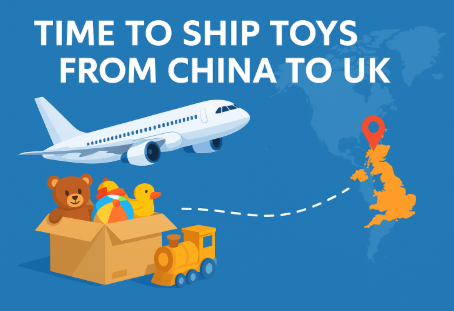 time to ship toys from china to uk