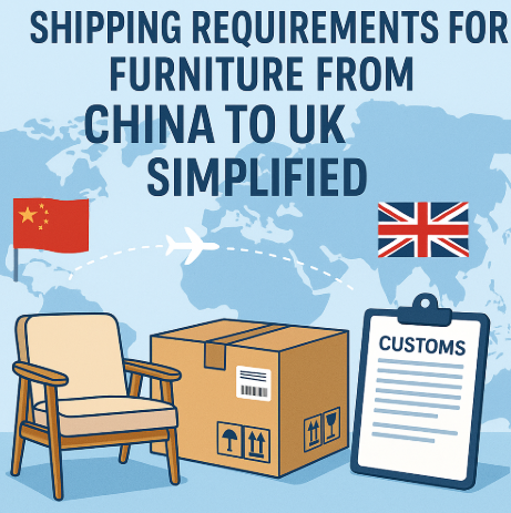 shipping requirements for furniture from china to uk