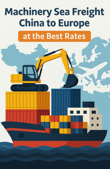 machinery sea freight china to europe