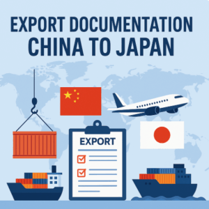 export documentation china to japan