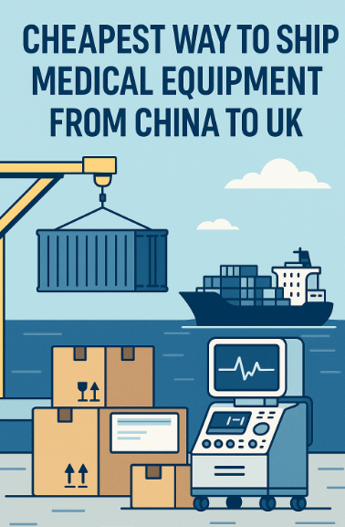 cheapest way to ship medical equipment from china to uk