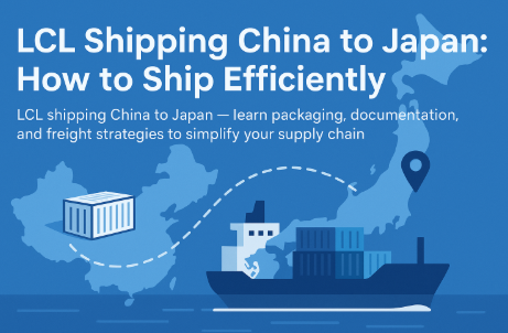 LCL shipping china to japan
