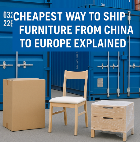 cheapest way to ship furniture from china to europe