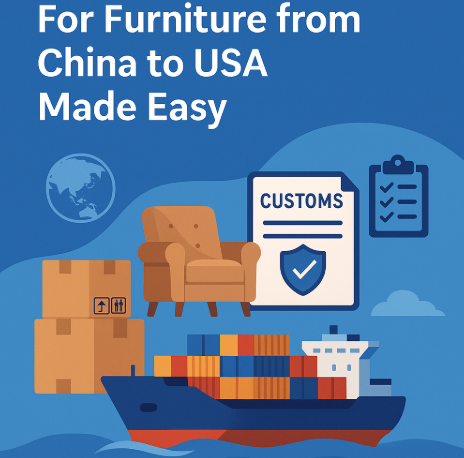 shipping requirements for furniture from china to usa
