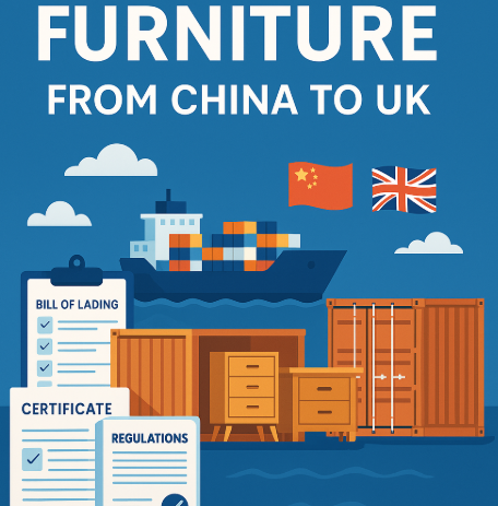 what documents needed for furniture from china to uk