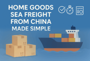 home goods sea freight from china
