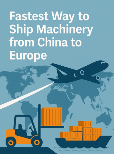 fastest way to ship machinery from china to europe