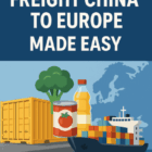 food products freight china to europe