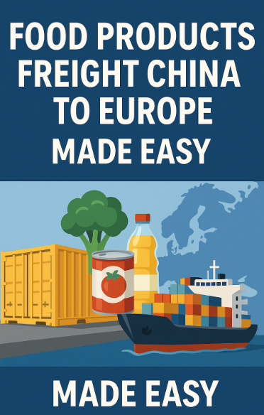 food products freight china to europe