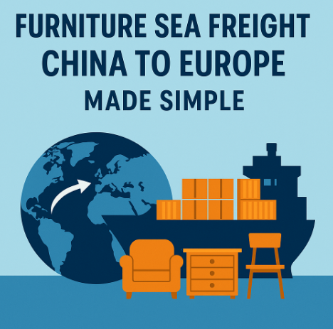 furniture sea freight china to europe