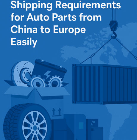 shipping requirements for auto parts from china to europe