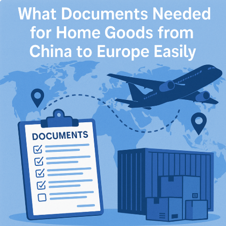 what documents needed for home goods from china to europe
