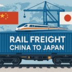 rail freight china to japan