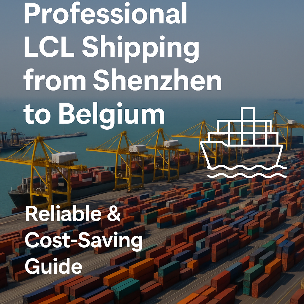 professional LCL shipping from Shenzhen to Belgium