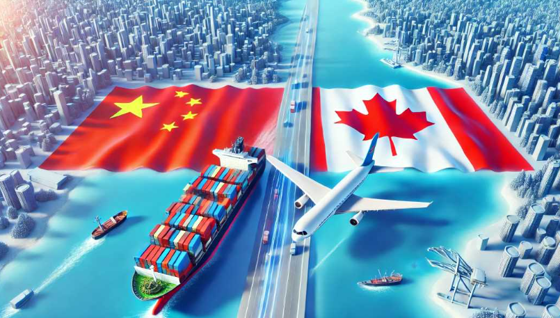 duty handling china to canada