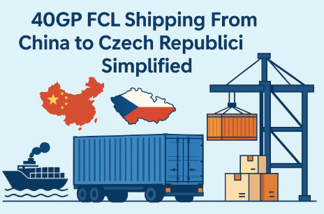 40GP FCL shipping from China to Czech Republic