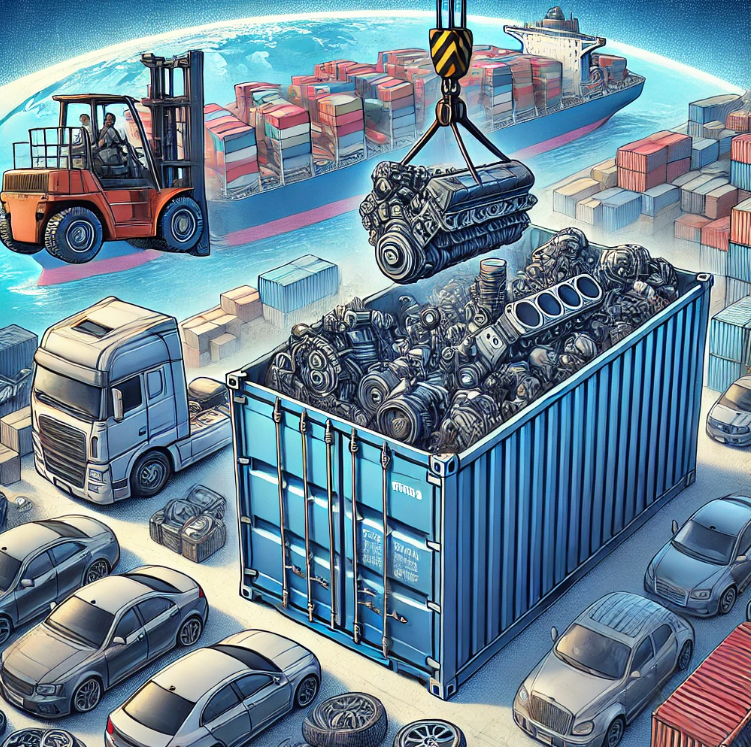 20GP FCL tracking for auto parts from China to Texas